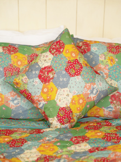 County Fair Patchwork Cushion Cover - Multi