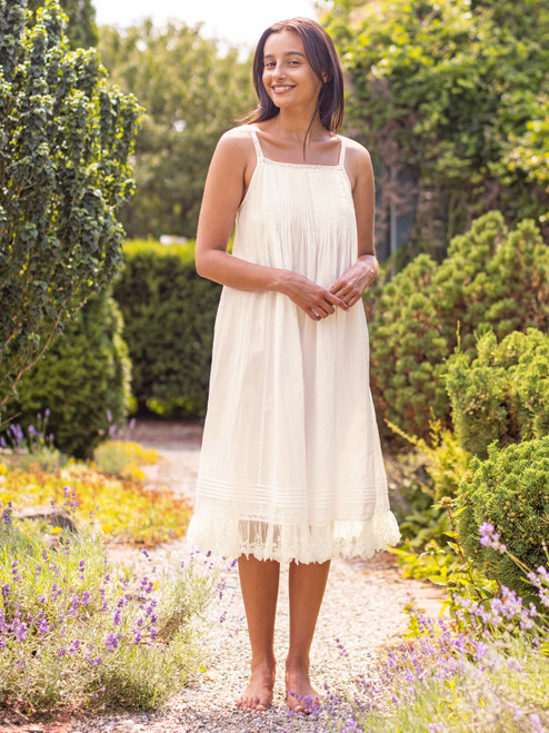 Esme Slip Nighty  - Ecru