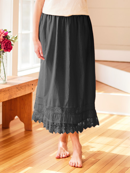 Savannah Half Slip - Black