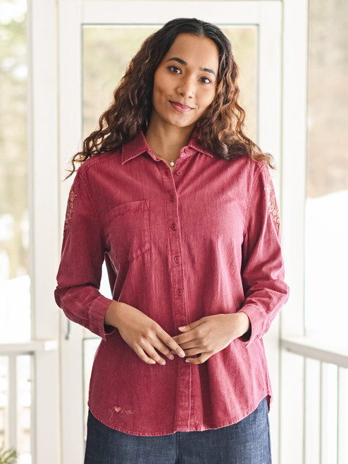 My Heart Know Blouse - Red