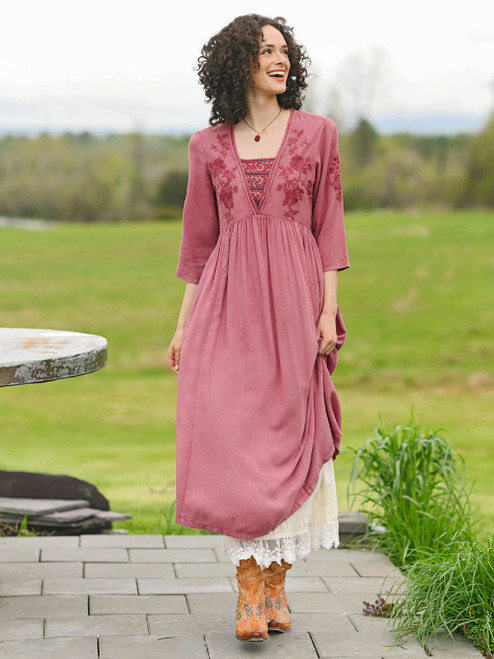 Rose Dress - Dark Rose