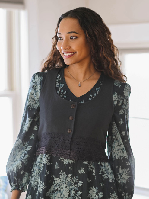 Hamlet Wool Vest - Dark Slate