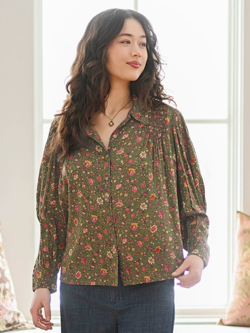 Hannah Blouse - Olive