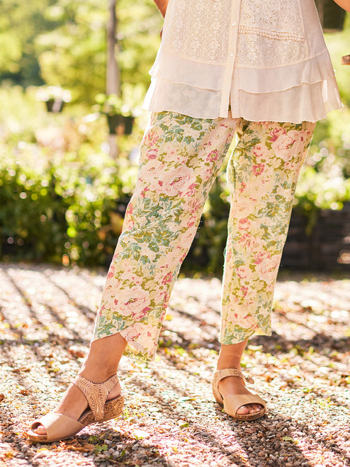 Cordial Pant - Sage Rose
