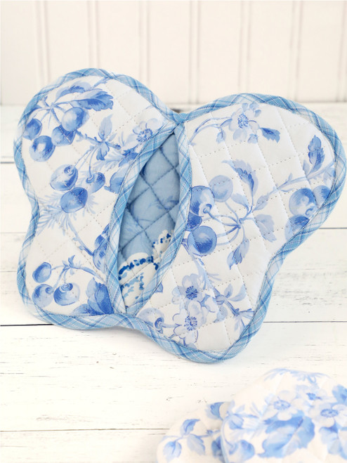 Bluetiful Butterfly Mini Mitt - Blue