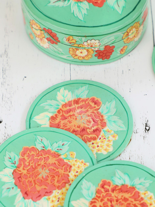 Eden Coaster Set of 4 - Jade
