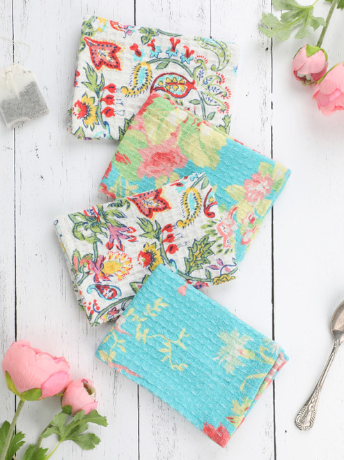 Garden Tiny Towel Bundle Set of 4 - Multi