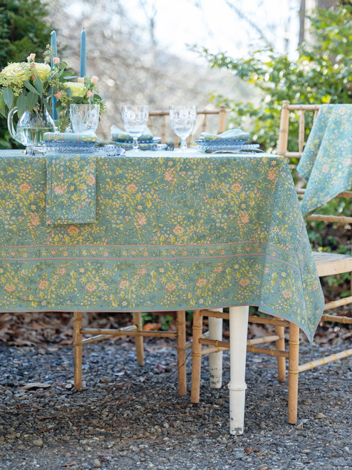Penelope Tablecloth - Country Blue