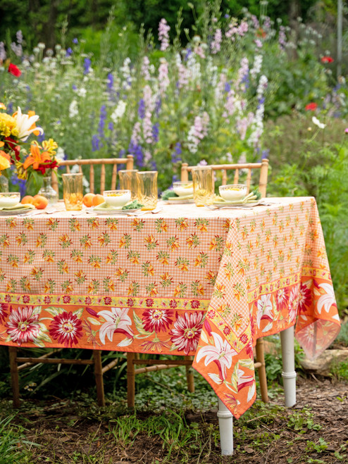 Dijon Tablecloth - Orange