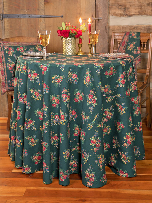 Estella Round Cloth - Forest