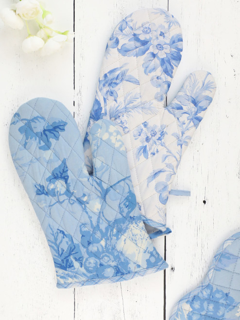 Bluetiful Oven Mitt Set of 2 - Blue