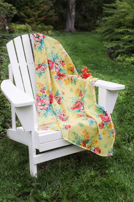Charming Beach Towel - Yellow