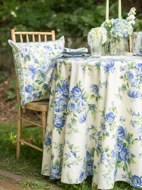 Rosemary Round Cloth - Ecru