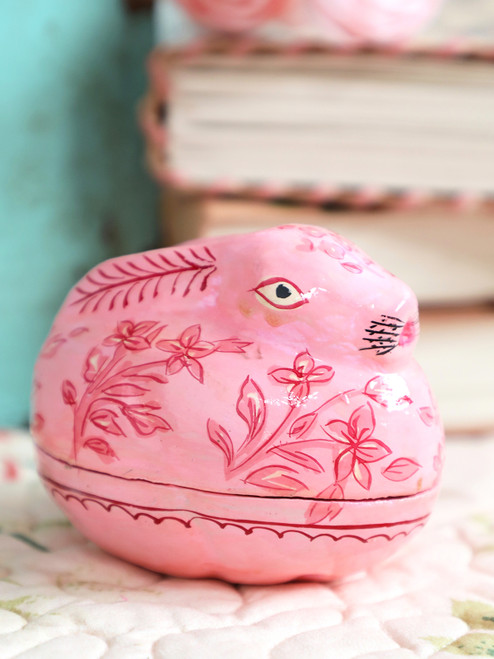 Petite Fleur Bunny Box - Pink