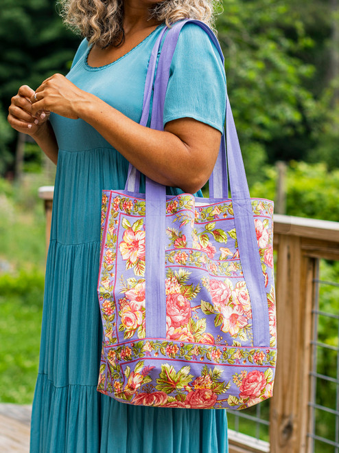 Rosemary Market Bag - Periwinkle
