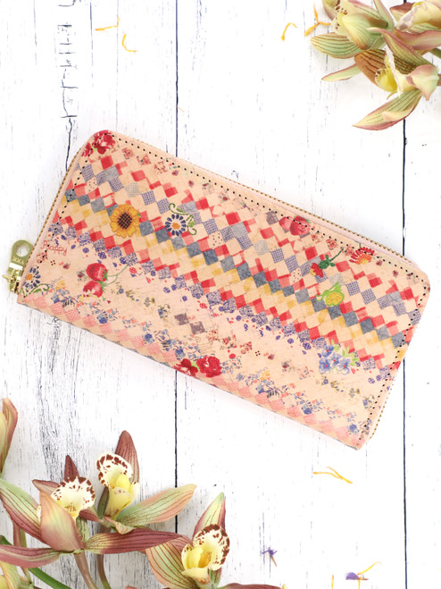 Kaleidescope Leather Wallet - Multi