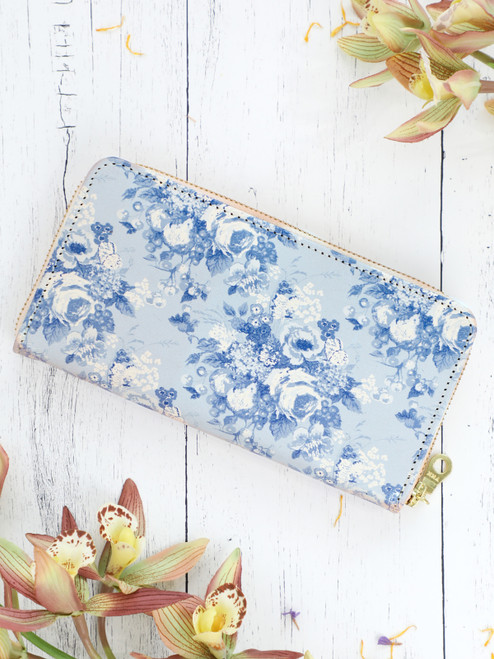 Karilynn Leather Wallet - Blue
