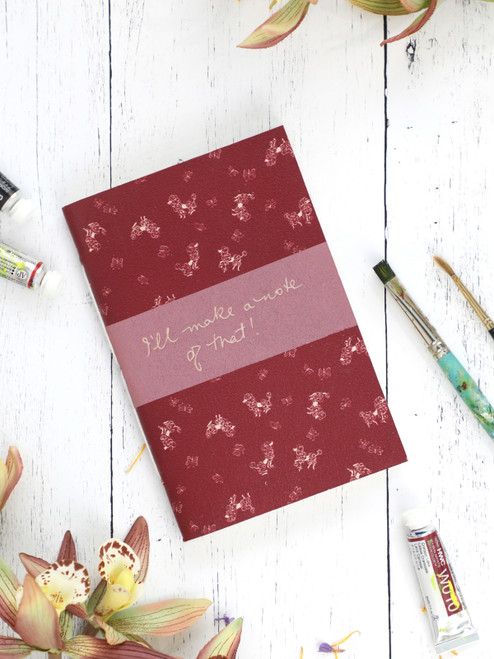 Print Small Notebook - Red