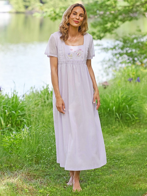 Meadow Flower Nighty - Periwinkle