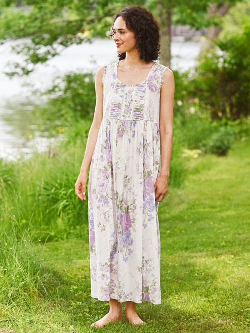 Cottage Rose Nighty - White