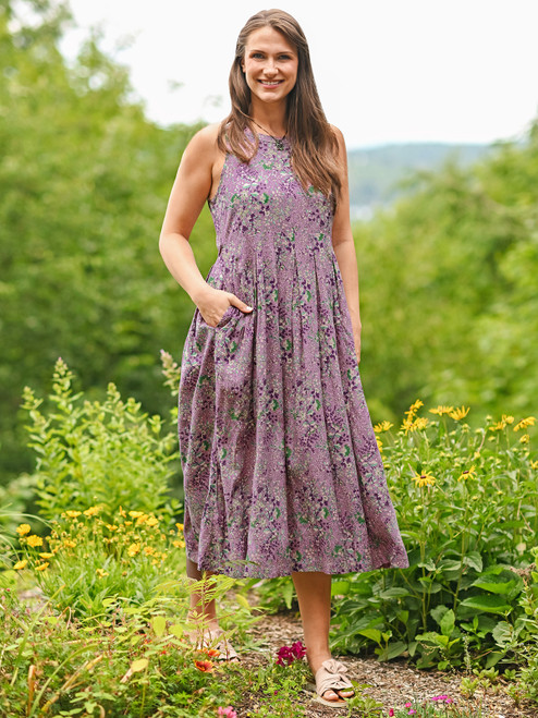 Penelope Sleeveless Dress - Amethyst