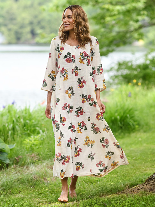 Sante Fe Caftan - Ecru