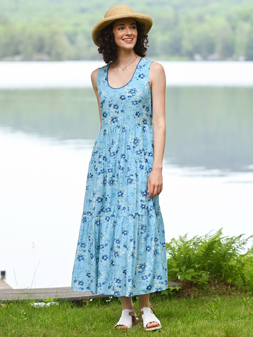 Summer Concert Sundress - Sky Blue