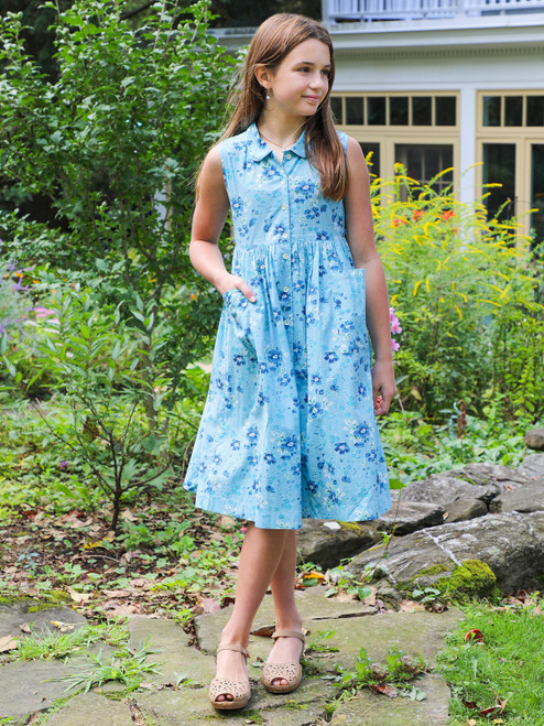 Summer Concert Young Adult Dress - Sky Blue