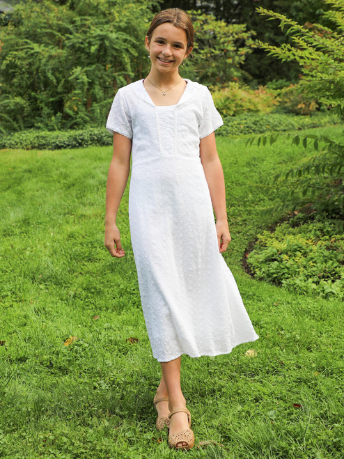 Summer Sailor Young Adult Dress - White