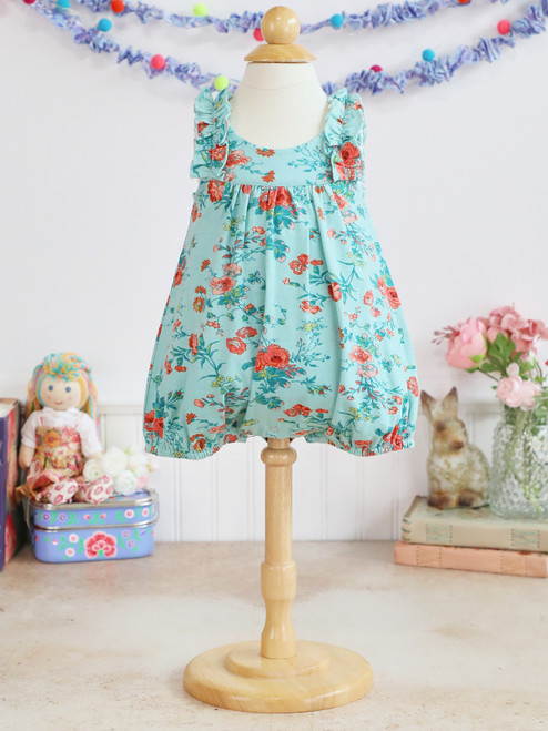 Sweet Georgia Jersey Baby Bubble - Aqua