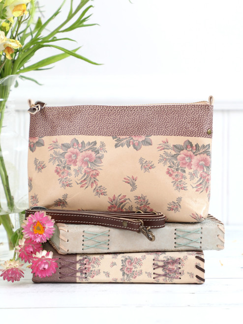 Colette Leather Pouch - Ecru