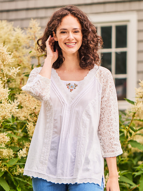 Poetry Blouse - White