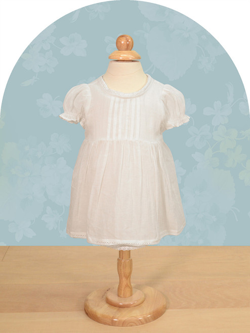 Ophelia Baby Dress - Vintage Ecru