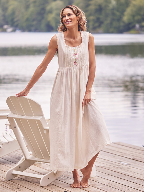 Bethel Rose Nighty - Ecru