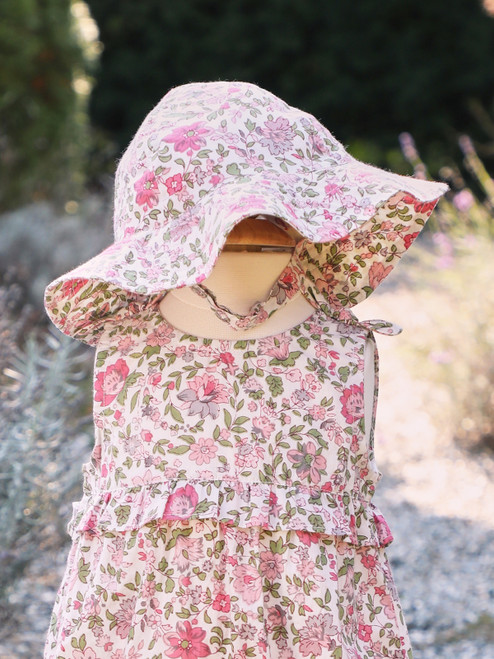 Heather Baby Sunhat - White