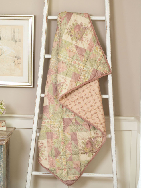 Cottage Patchwork Throw - Amethyst