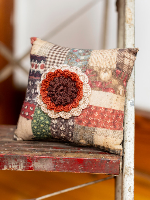 Harvest Harmony Flower Pin Cushion - Multi