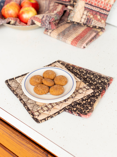 Harvest Harmony Patchwork Potholder Set of 2 - Multi