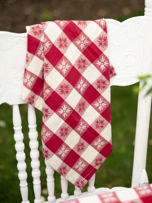 Charm Jacquard Napkin Set of 4 - Red