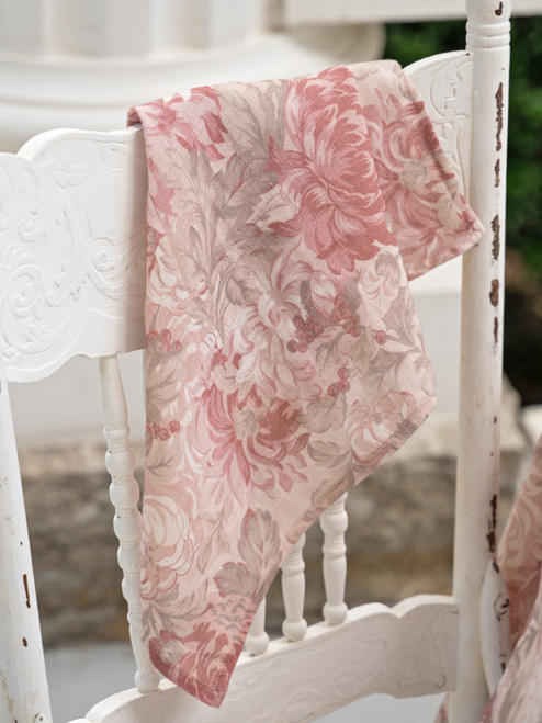 Ava Linen Napkin Set of 4 - Blush