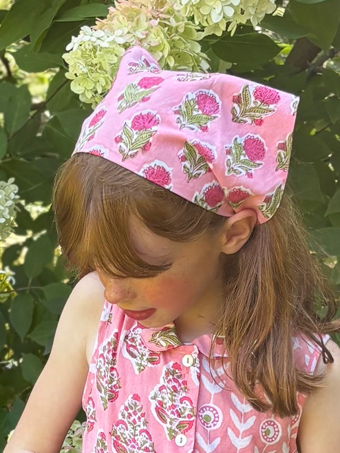 Pink Rose Day Kids Kerchief - Pink