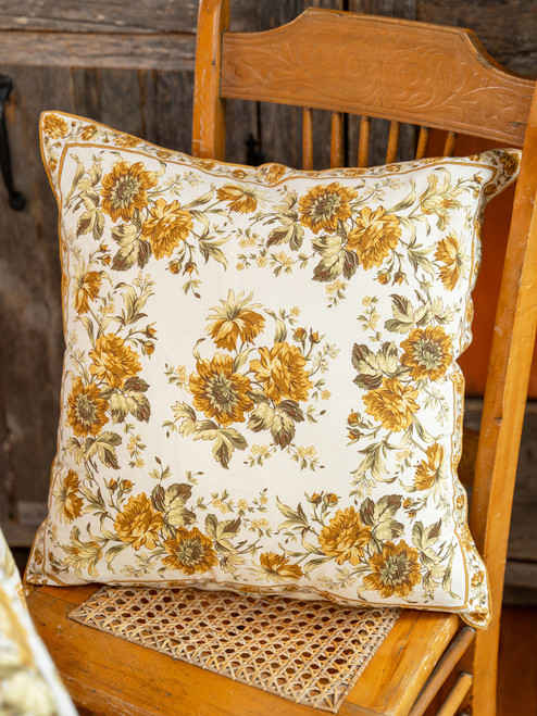 Music Cushion Cover - Dark Ecru