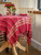 Cinnamon Plaid Tablecloth - Red