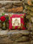 Christmas Blessings Cushion with Filler - Red