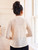 Amelie Mock Turtleneck T-Shirt - Ecru