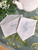 Bride Embroidered Envelope Hankie - Light Blue