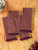 Chambray Napkin Set of 4 - Plum Gold