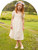 Victoria Little Girls Dress - Ecru