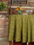 Peony Jacquard Round Cloth - Olive