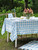 Charm Jacquard Tablecloth - Blue